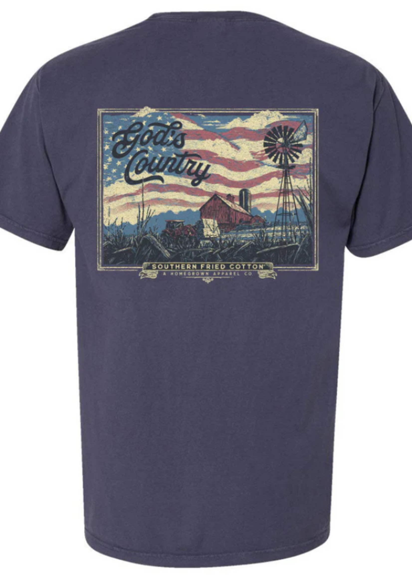 Southern Fried Cotton God's Country Tee