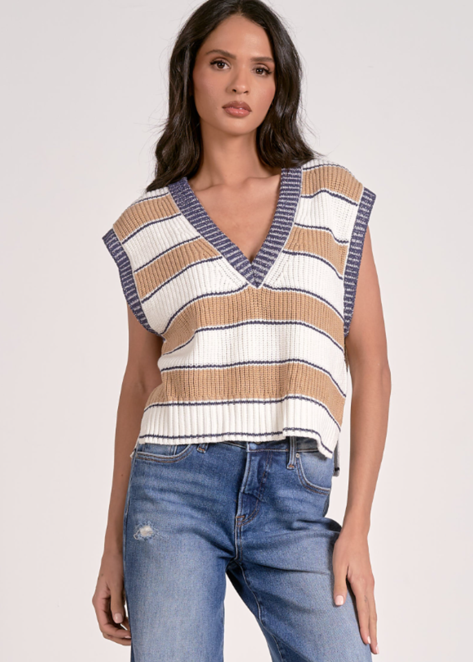 Elan Deep V Sweater Vest