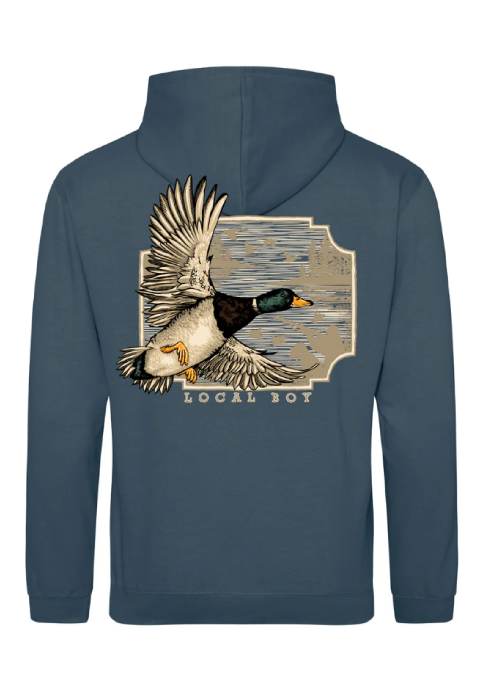 Local Boy Brushwood Hoodie - Greenhead Flight