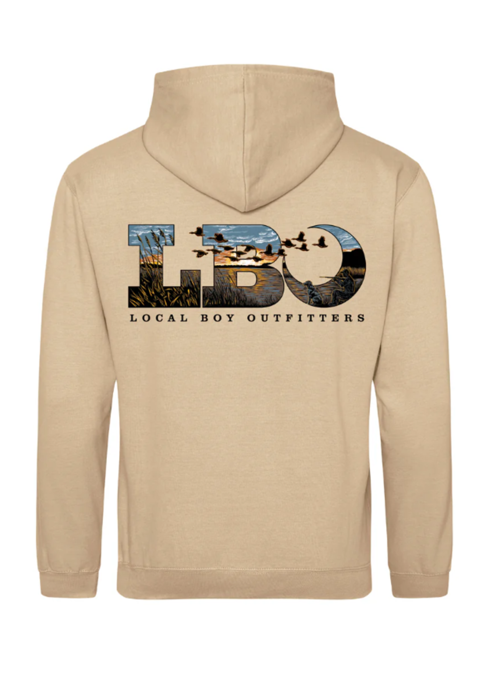 Local Boy Brushwood Hoodie - LBO Marsh Scene