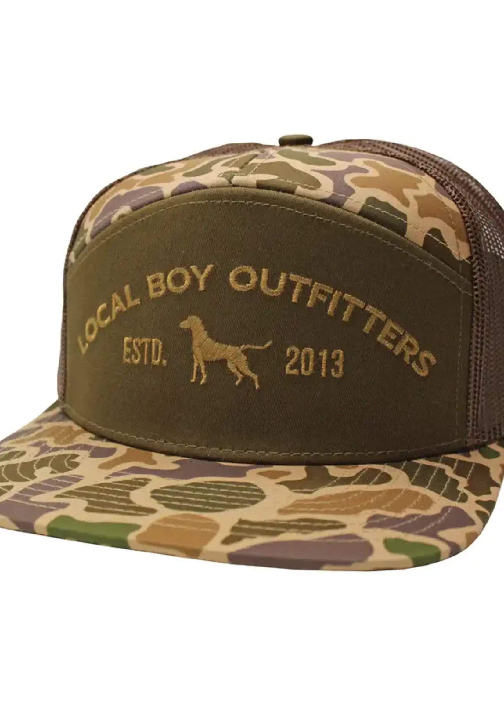 Local Boy Steady Gaze 7 Panel Hat