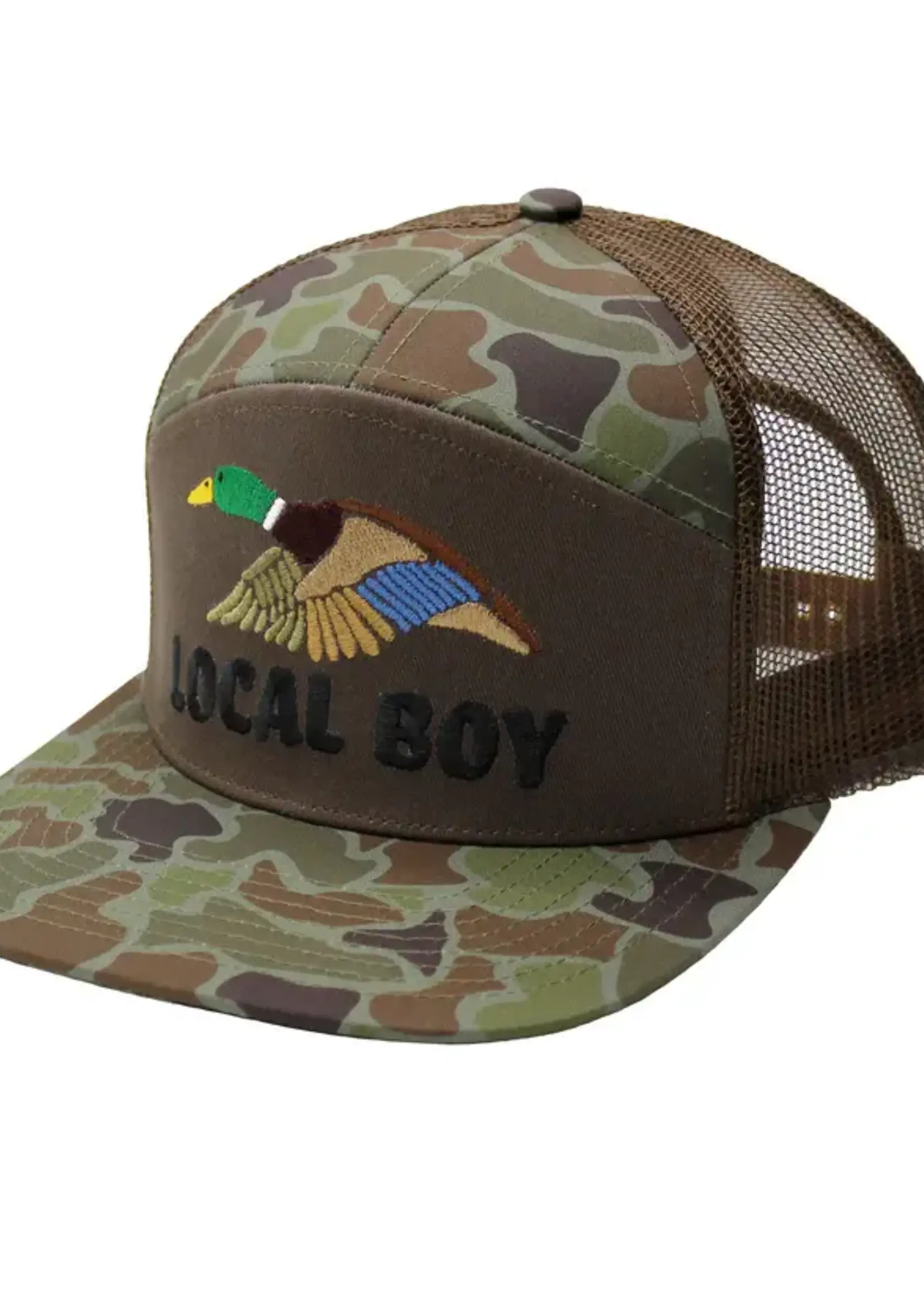 Local Boy Wood Duck 7 Panel Hat