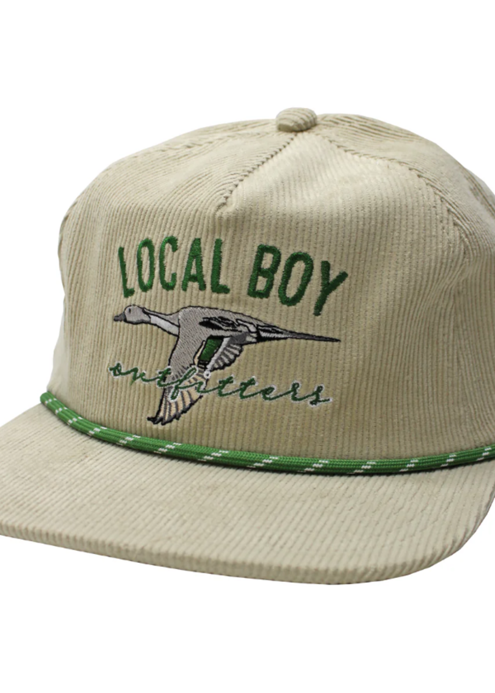 Local Boy Lucky Duck Corduroy Hat - Light Khaki