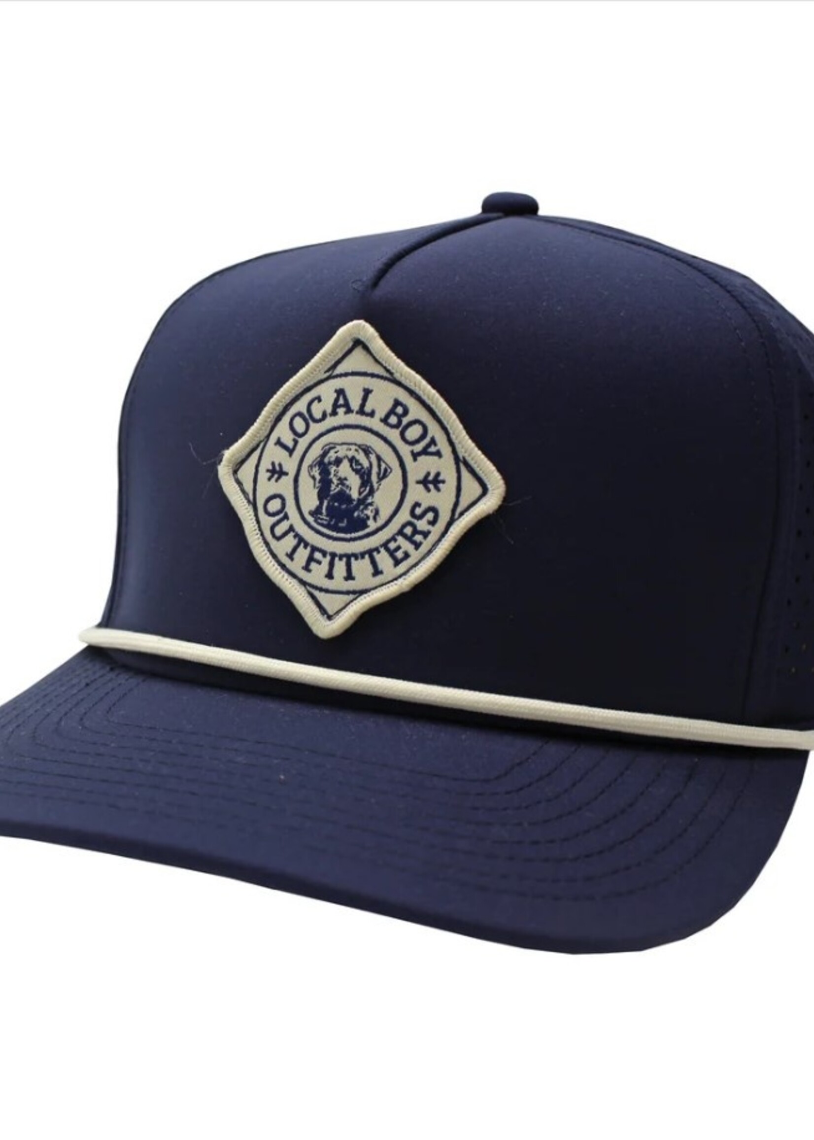 Local Boy Diamond Lab Performance Rope Hat - Dark Navy