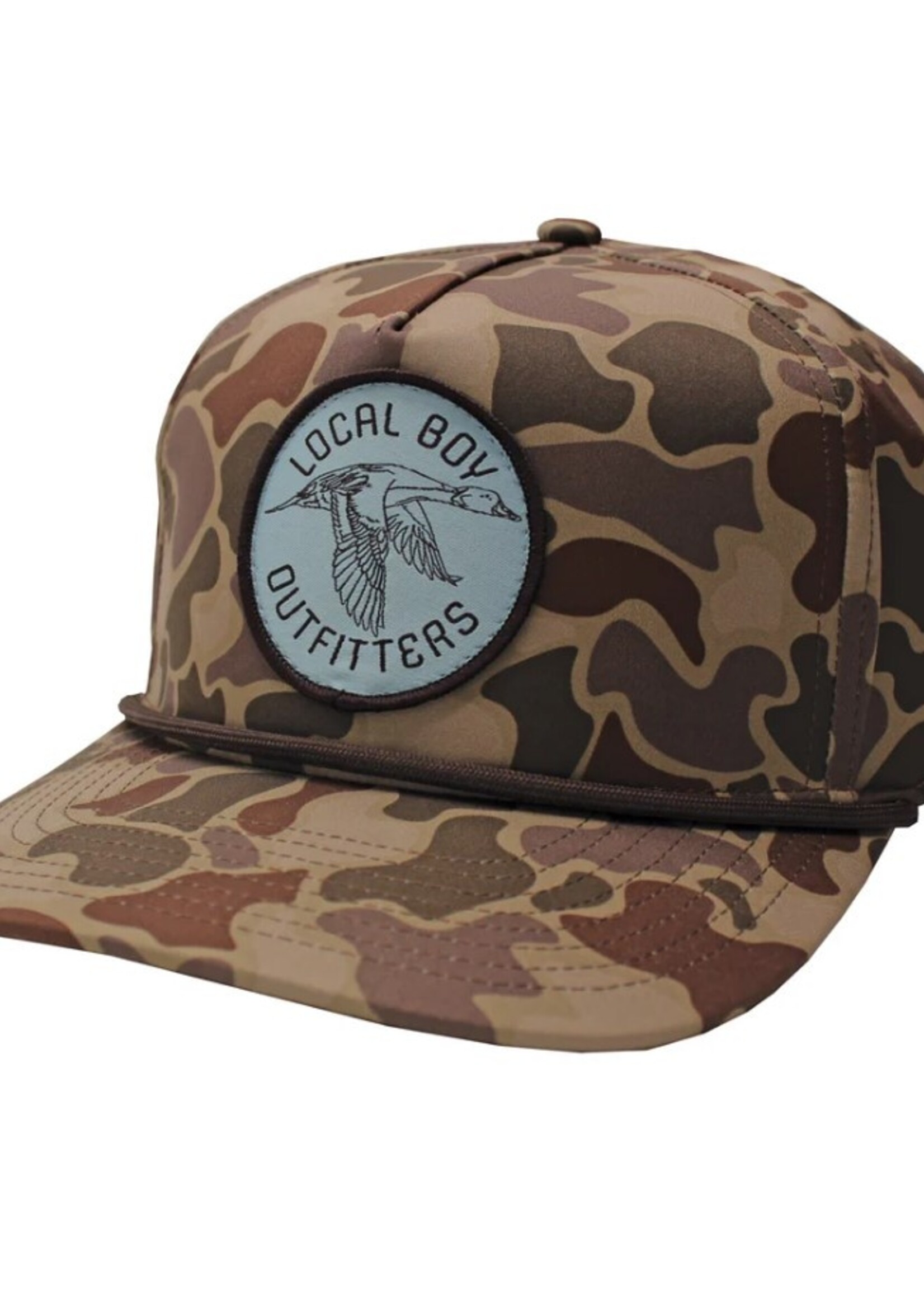 Local Boy Pintail Patch HC Rope Hat - Brown Localflage
