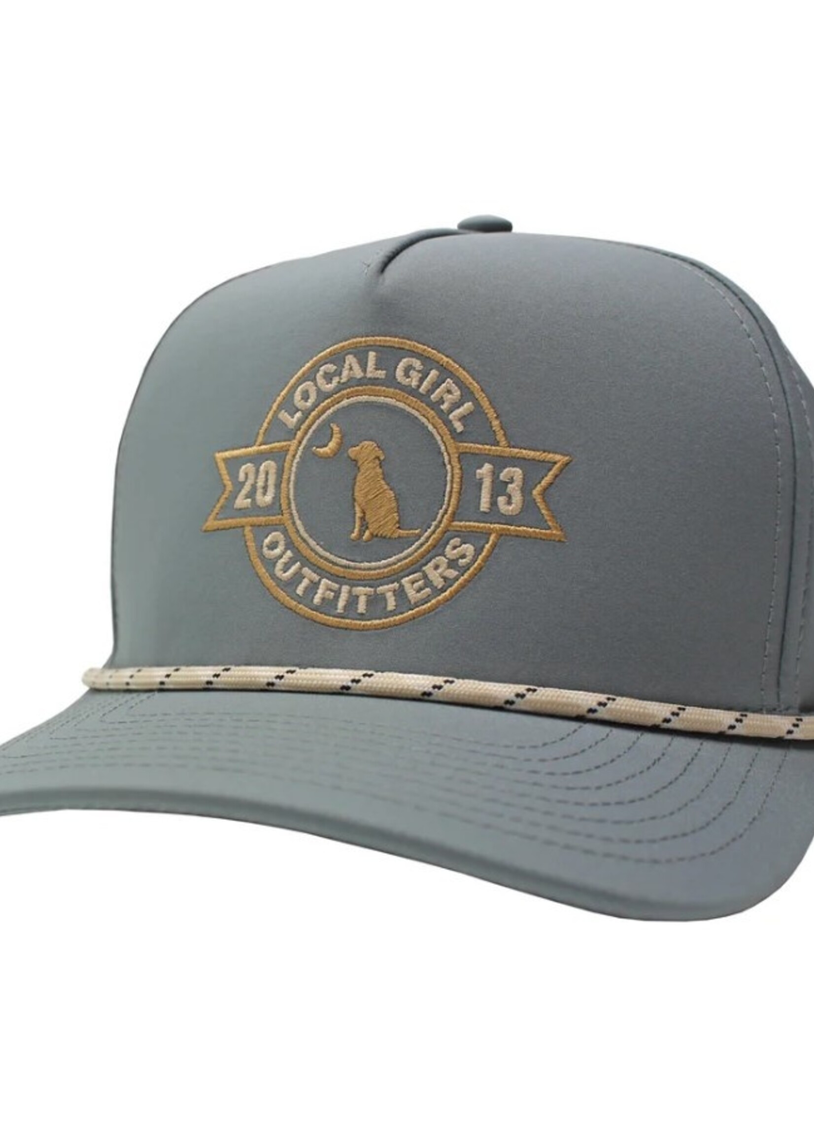 Local Boy Banner Performance Rope Hat - Warm Gray