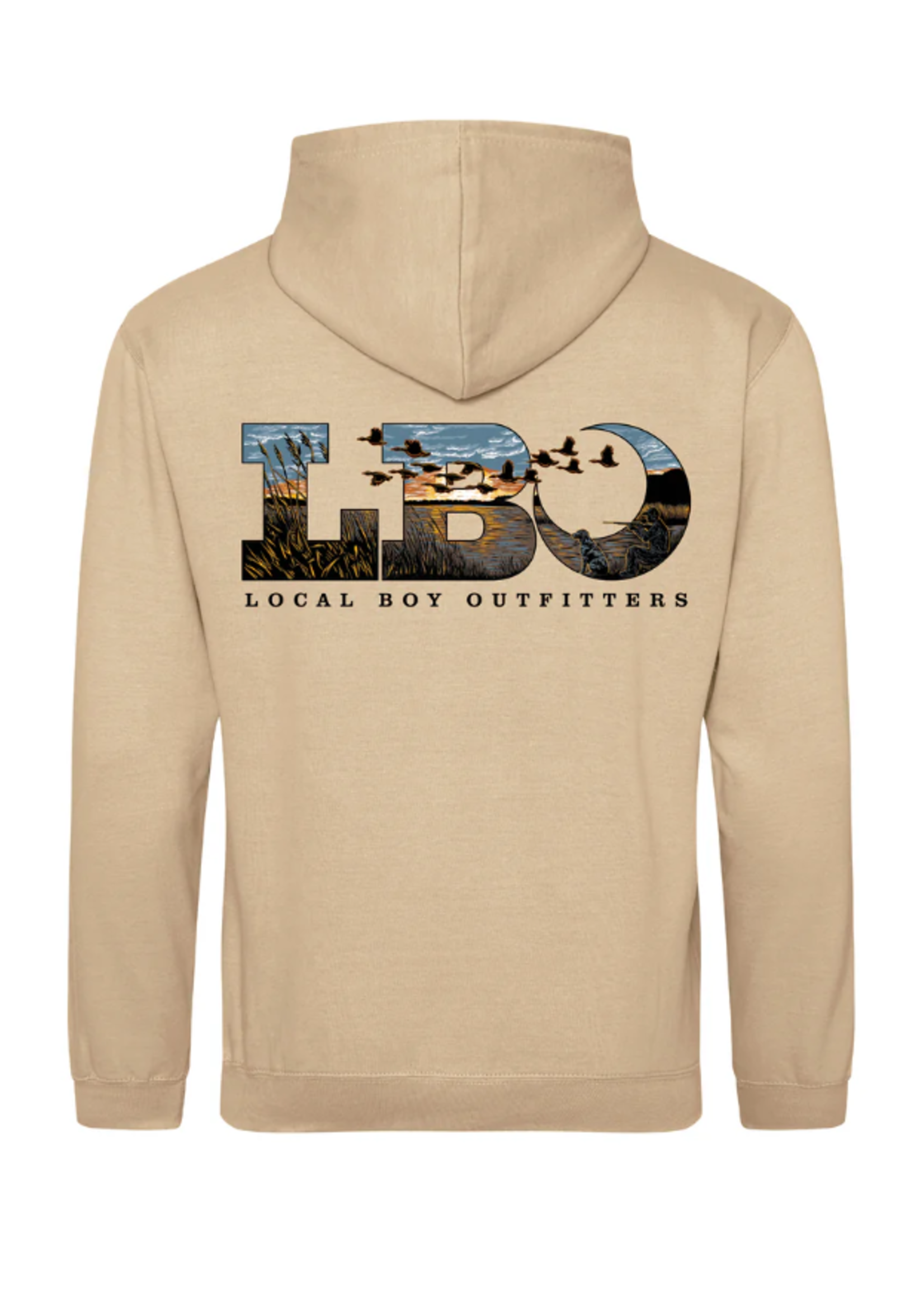Local Boy Youth Brushwood Hoodie - LBO Marsh Scene