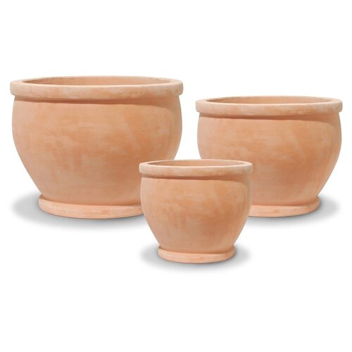 Small 9x8.75 Simple Fishbowl Pot
