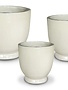 Medium 12x10.25 Tuscon Egg Pot White Glaze