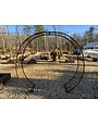 Arbor, Metal Circle Arbor, Natural Rust