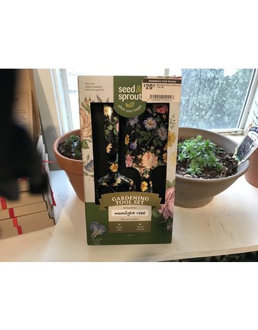 Seed & Sprout Moonlight Rose, Gardening Tool Set