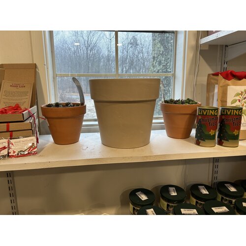 Planter, Calima, Granite Marble Clay, 9"