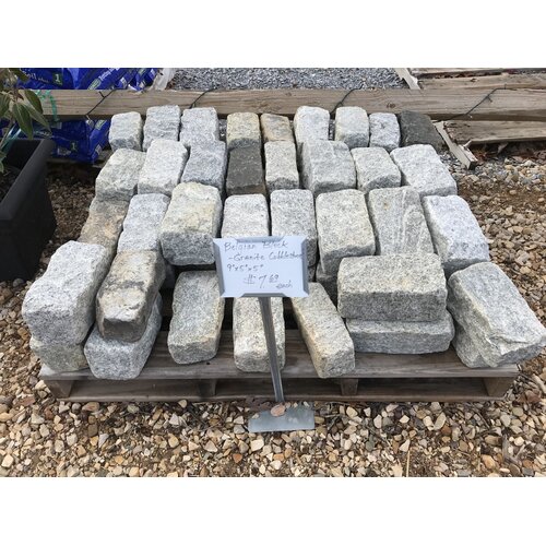 Granite, Granite Cobblestone 9"x5"x5" Belgian Block