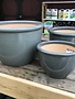 Planter, Jaya Pot, Steel Grey, Medium, 12"