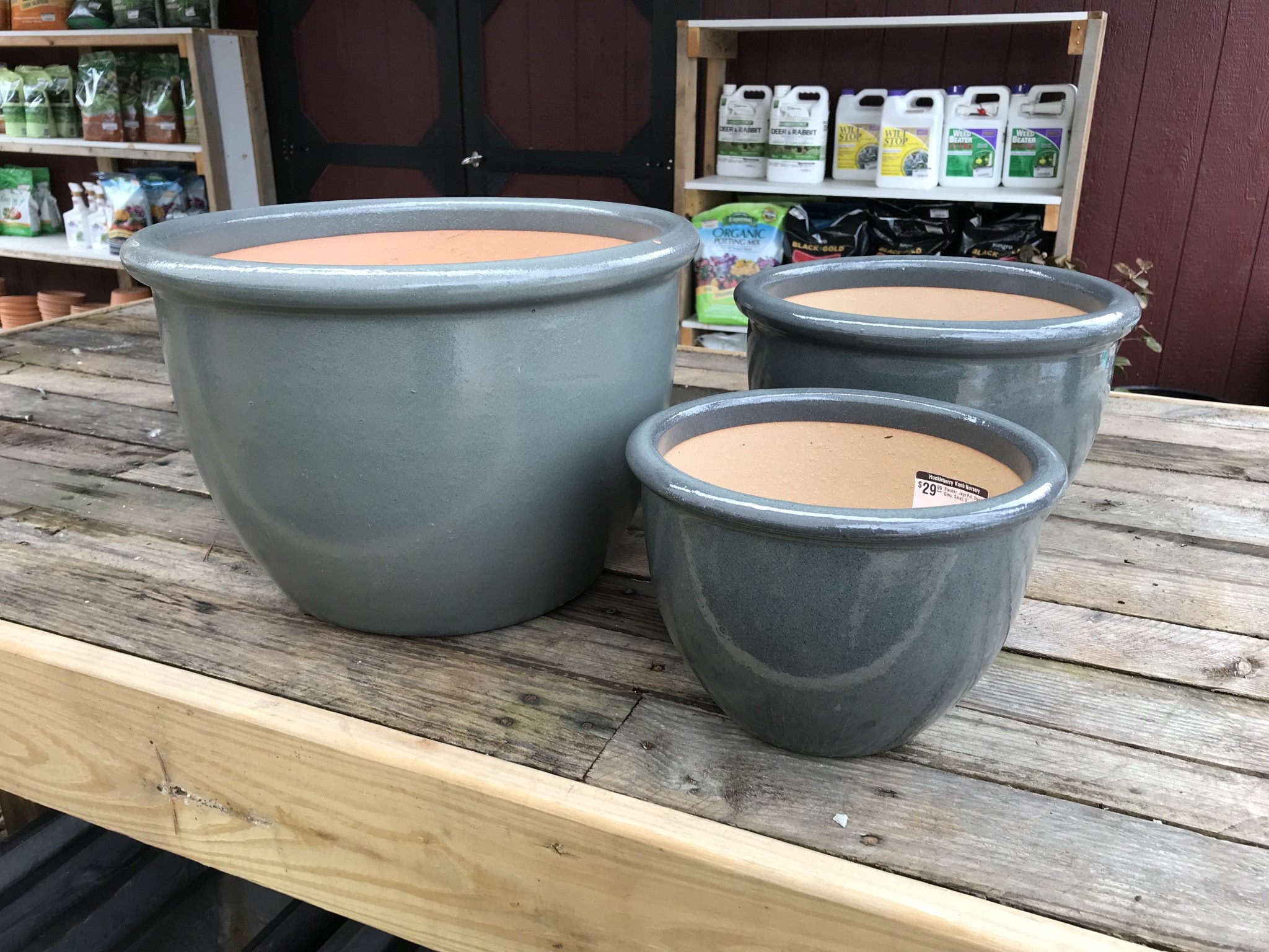 Planter, Jaya Pot, Steel Grey, Small, 9"