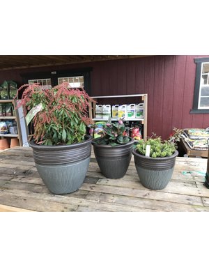 Planter, Ipoh Pot, Prairie Style Grey, Large