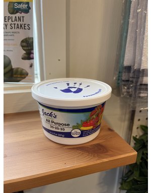 Jacks Classic 8oz All Purpose Fert. 20-20-20