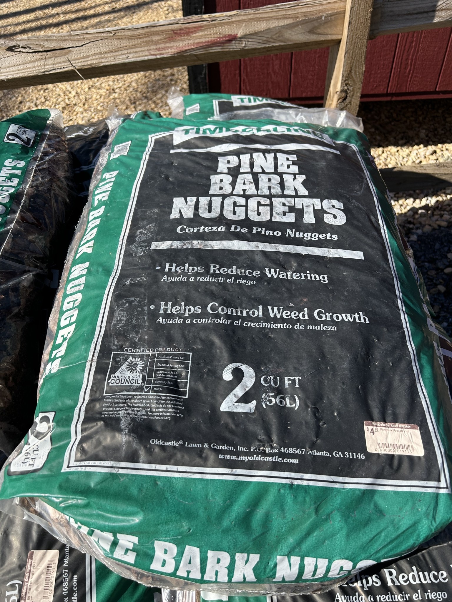 Timberline Pine Bark Nuggets 2 cf