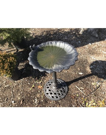 Reflection Birdbath Copper Rust