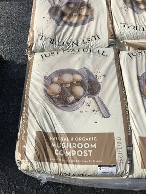 Just Natural Mushroom Compost .75 cf