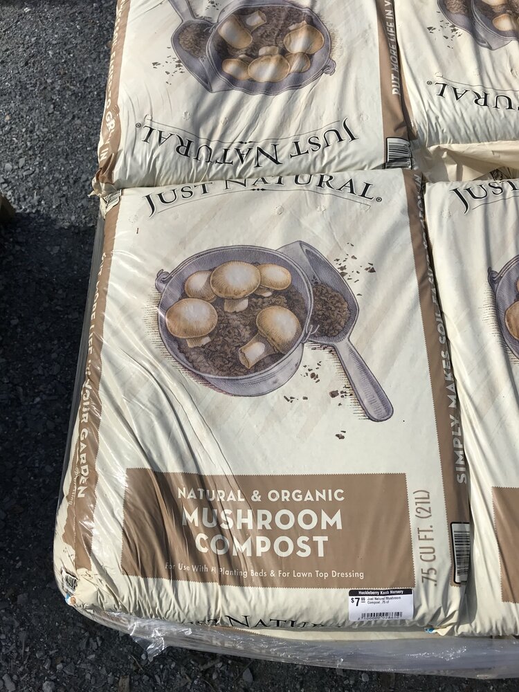 Just Natural Mushroom Compost .75 cf