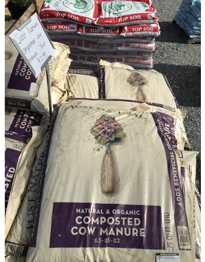 Jolly Gardner Just Natural Organic Composted Cow Manure .75 cf