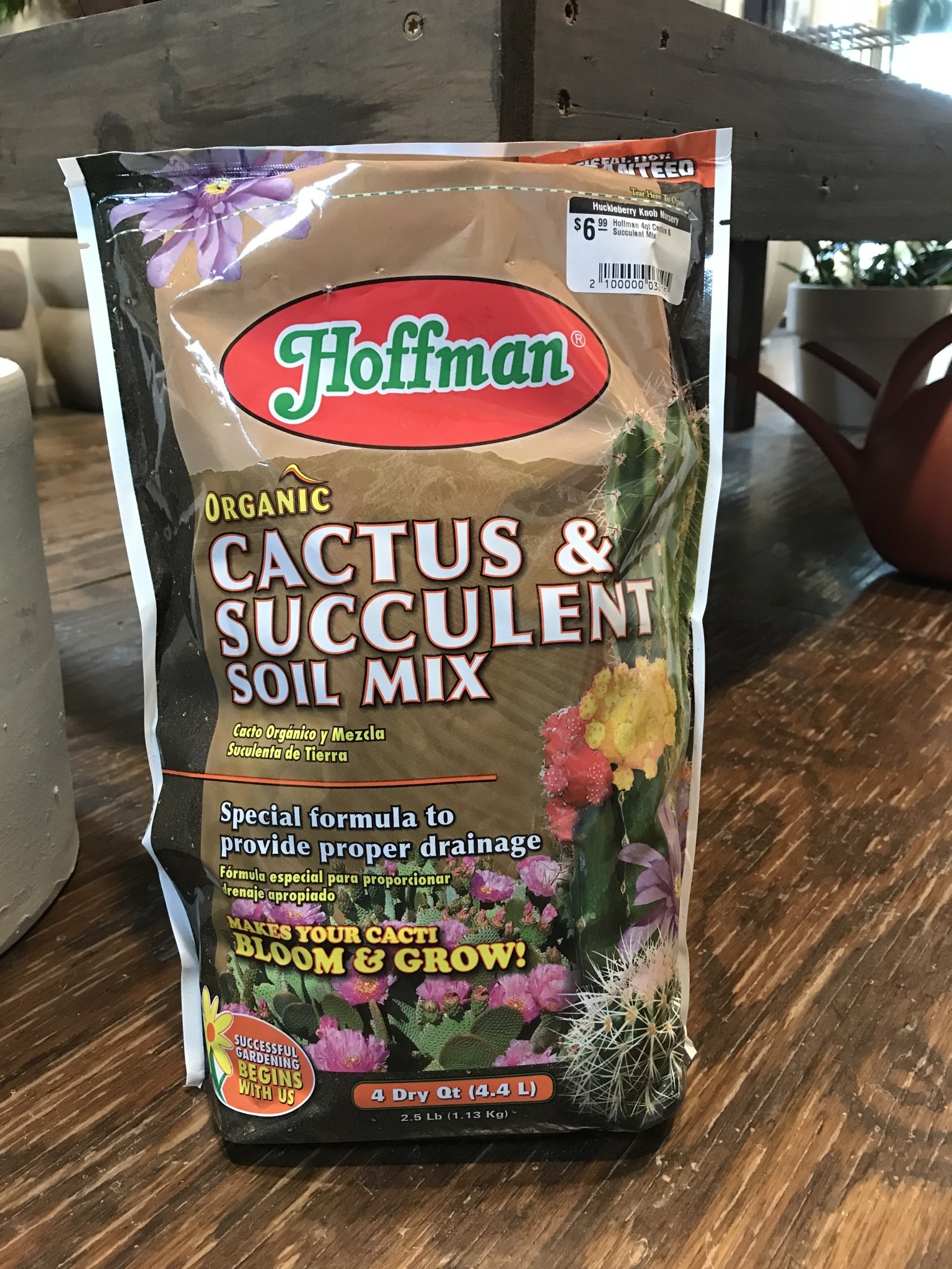 Hoffman 4qt Cactus & Succulent Mix