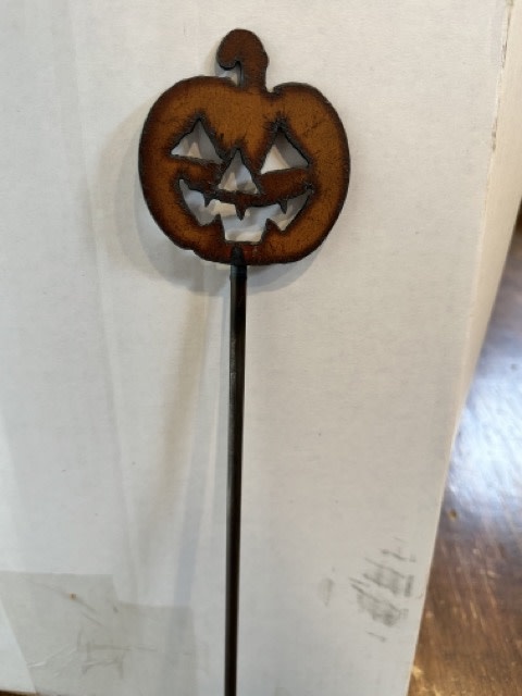 Plant Stake-Jack O Lantern