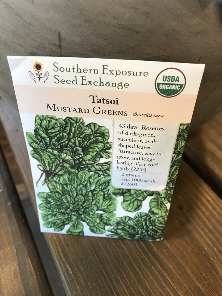 Tatsoi, Mustard Greens