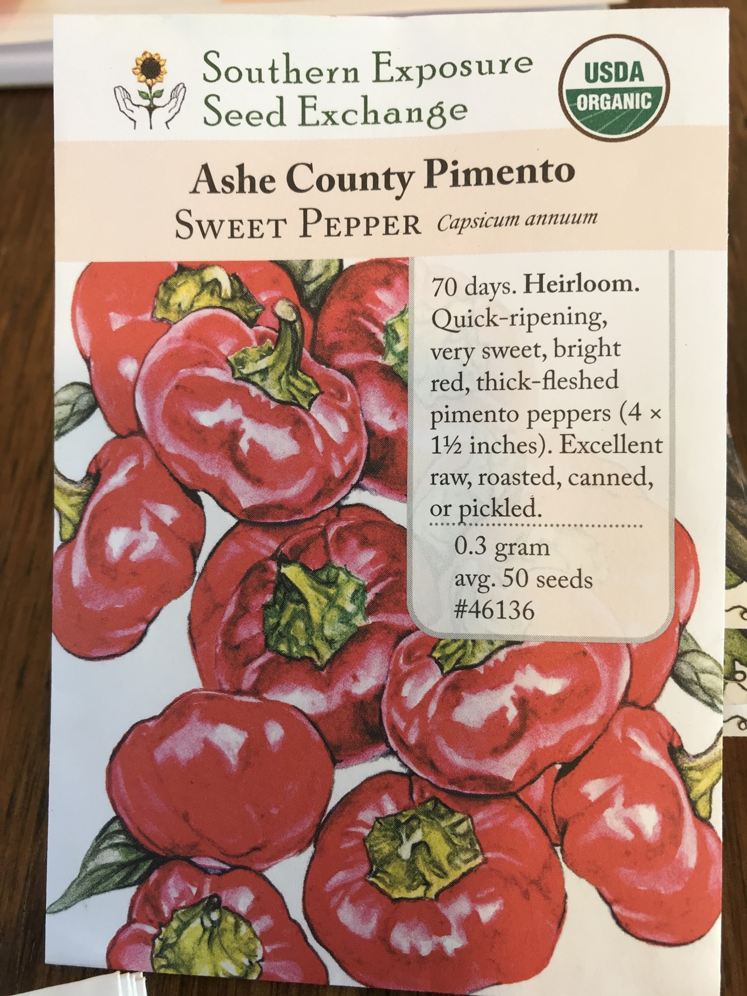 Ashe County Pimento Sweet Pepper