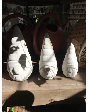 Cement Garden Gnomes SET OF THREE