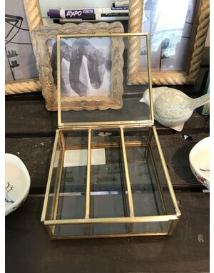 Brass & Glass Display Box