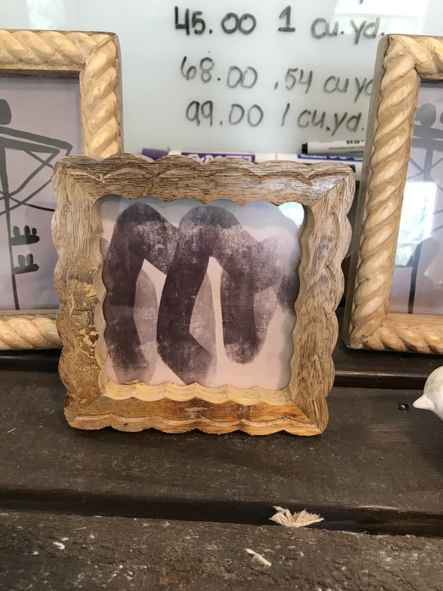 Hand Carved Mango Frame