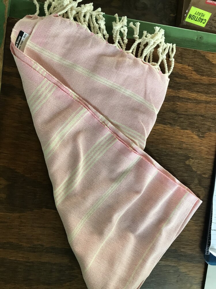 Turkish Kitchen Towel - Baby Pink