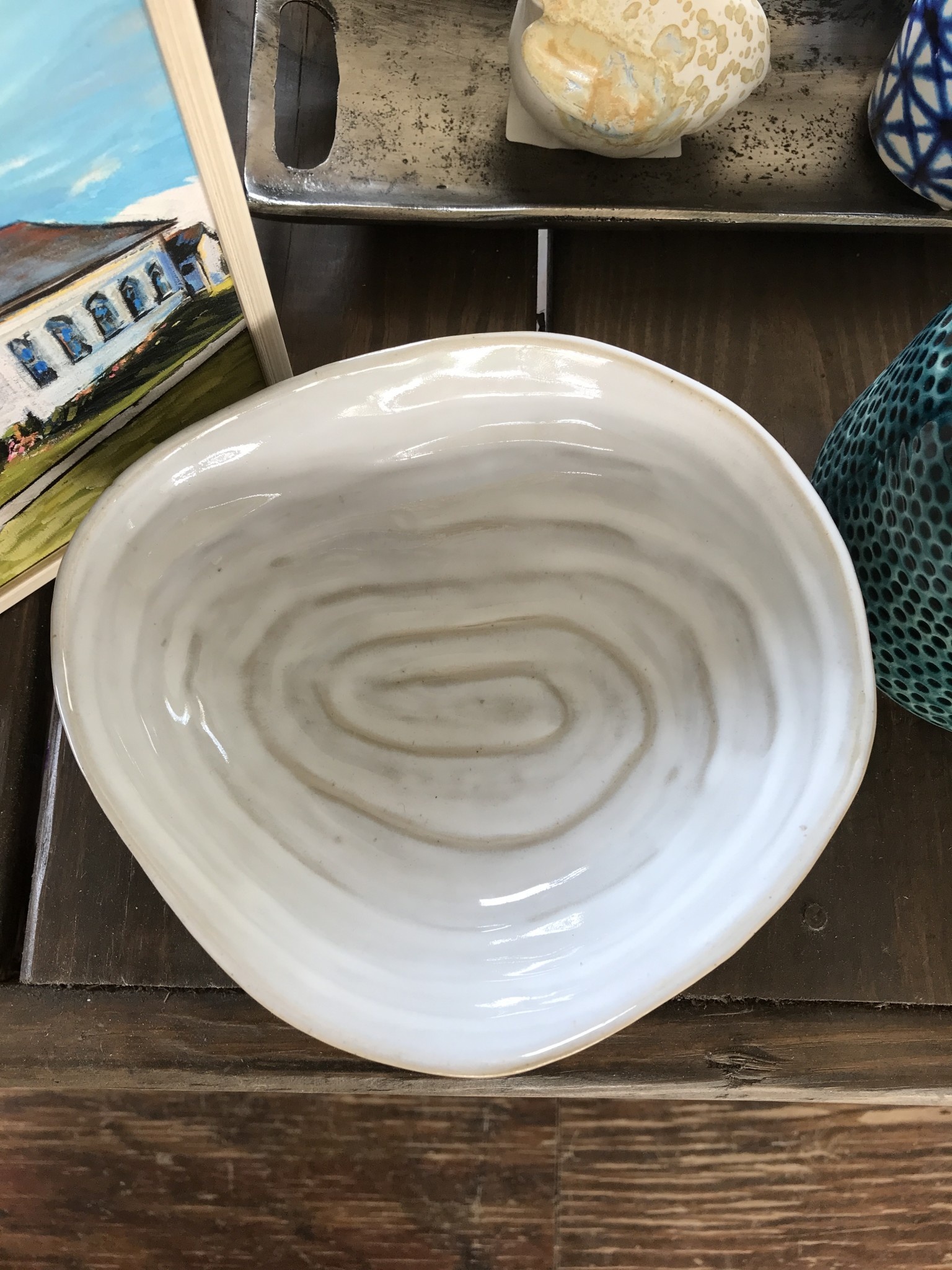 White Shell Bowl