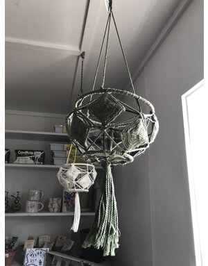 Macrame Medium Hanging Plant Cover
