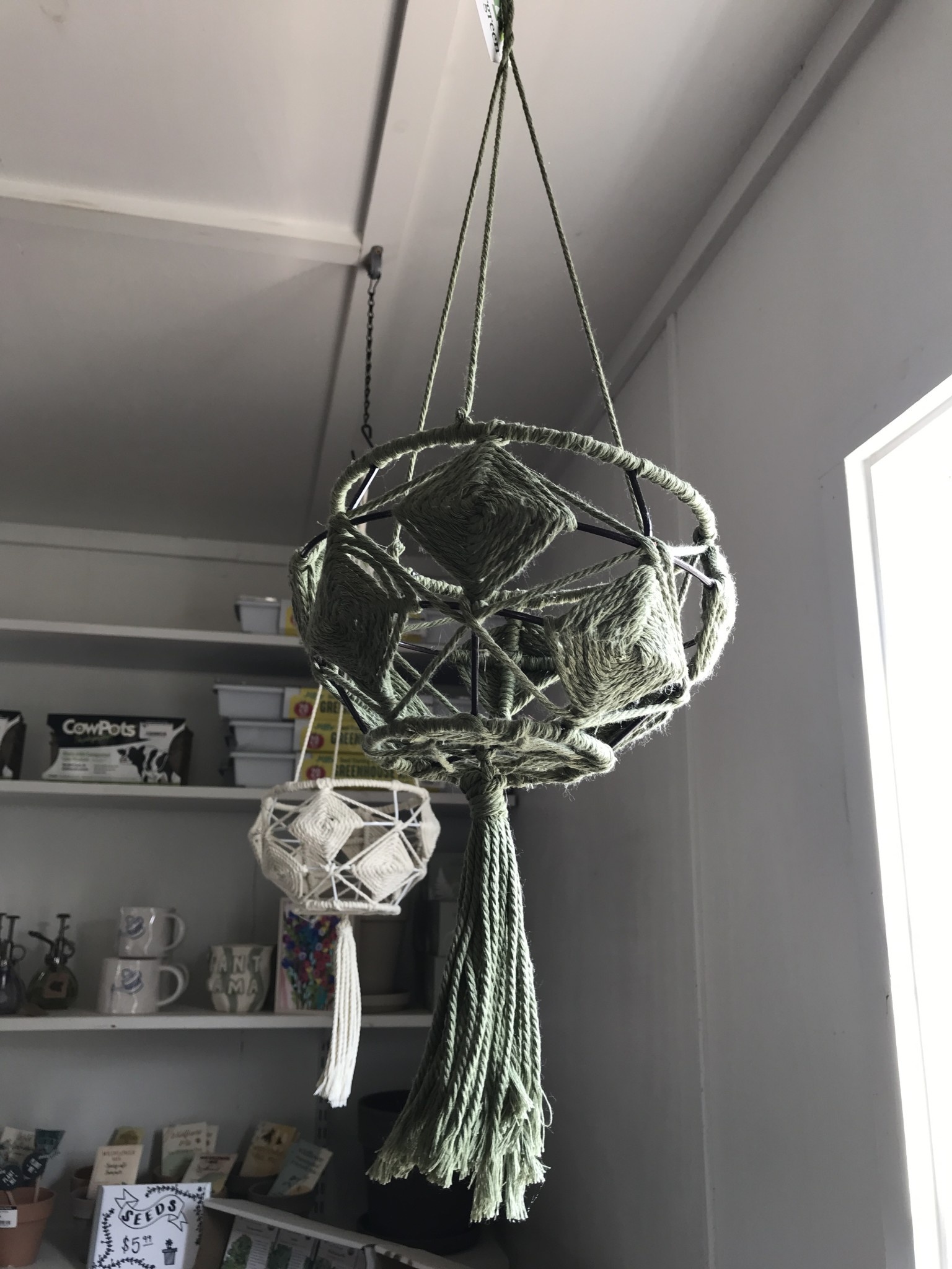 Macrame Medium Hanging Plant Cover