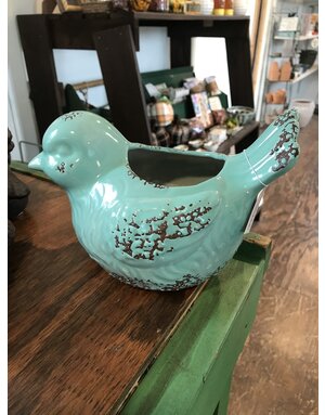 Ceramic Bird Flower Pot