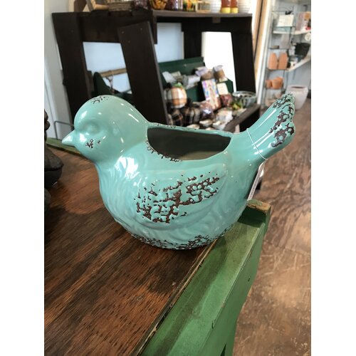 Ceramic Bird Flower Pot