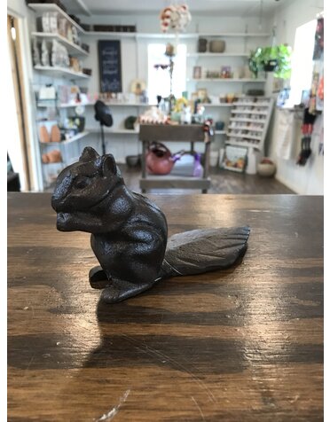 Cast Iron Squirrel Door Stop