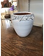 Tall Flower Cache Pot
