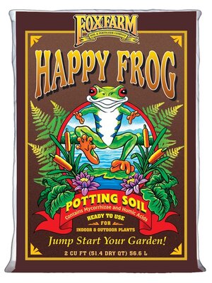 Fox Farm FoxFarm Happy Frog Potting Soil 12qt Fox Farm FoxFarm Happy Frog Potting Soil 12qt