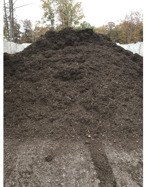 Brown Dyed Mulch 1 Scoop (approx 1cyd)