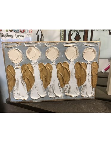 Myriad of Angels Hand Painted