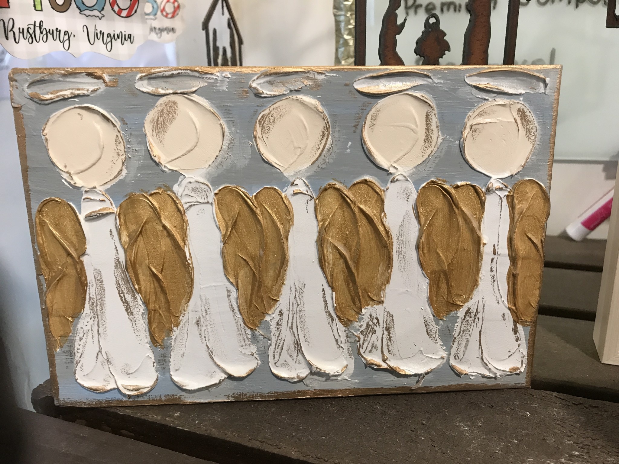 Myriad of Angels Hand Painted