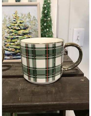 Holiday Plaid Mug