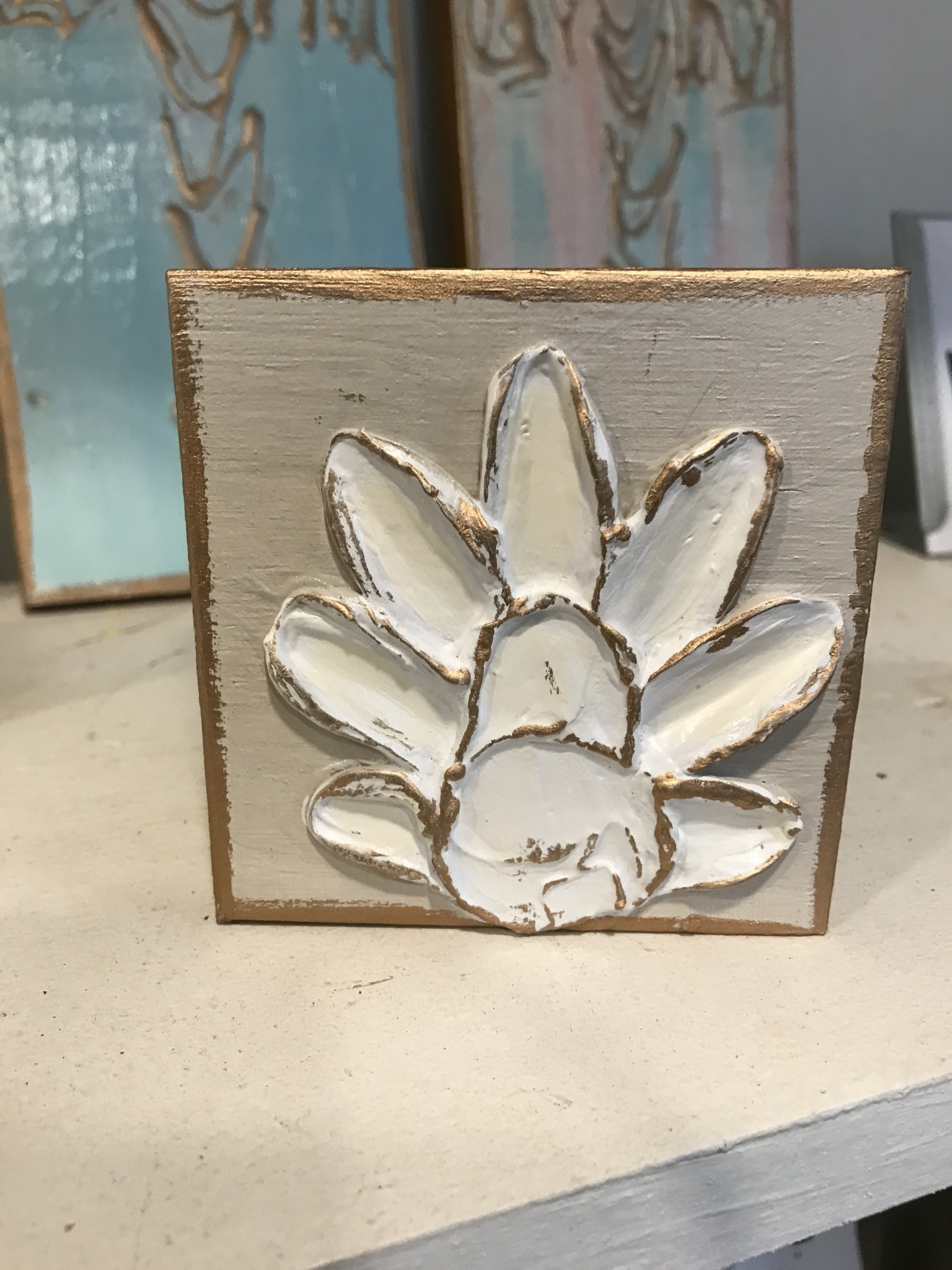 Thanksgiving Turkey Fall handmade 3x3