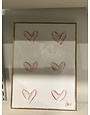Mini Hearts on Canvas