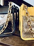 Clear purse with chain- Gold
