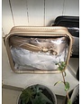 Clear Stadium Purse-Light Gold